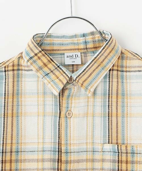 and D.petitmain / アンドディー. プティマイン シャツ・ブラウス | 【親子リンク】Kidsピーチキモウチェックシャツ | 詳細5