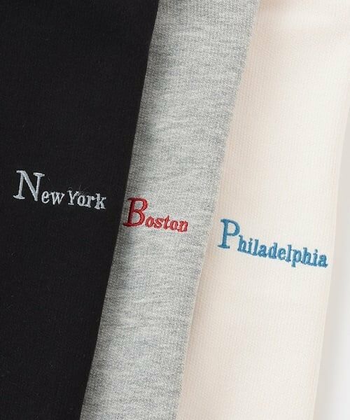 and D.petitmain / アンドディー. プティマイン スウェット | シティロゴワイドスウェット | 詳細10