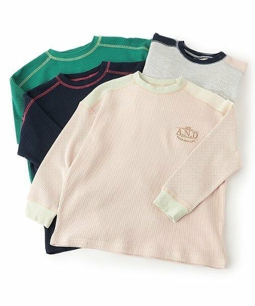 and D.petitmain / アンドディー. プティマイン Tシャツ | キリカエワッフルビッグロンT | 詳細7