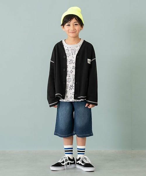 and D.petitmain / アンドディー. プティマイン カーディガン・ボレロ | ステッチハイショクウラケカーデ | 詳細3