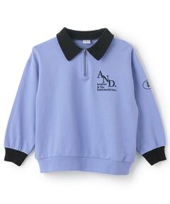 and D.petitmain / アンドディー. プティマイン スウェット | ハーフZIPワイドスウェット