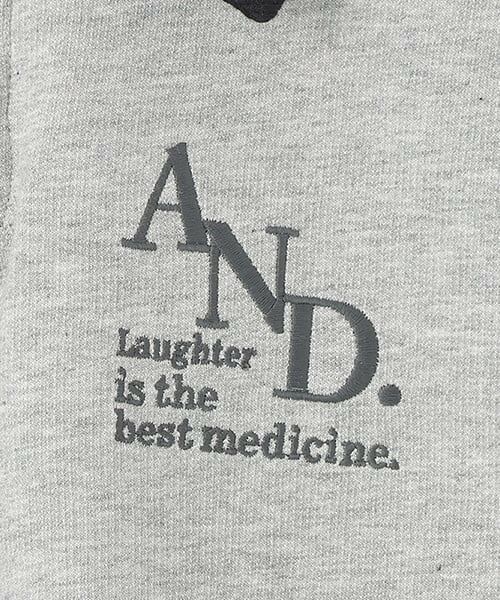 and D.petitmain / アンドディー. プティマイン スウェット | ハーフZIPワイドスウェット | 詳細12