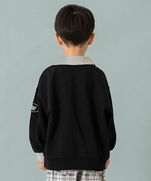 and D.petitmain / アンドディー. プティマイン スウェット | ハーフZIPワイドスウェット | 詳細2