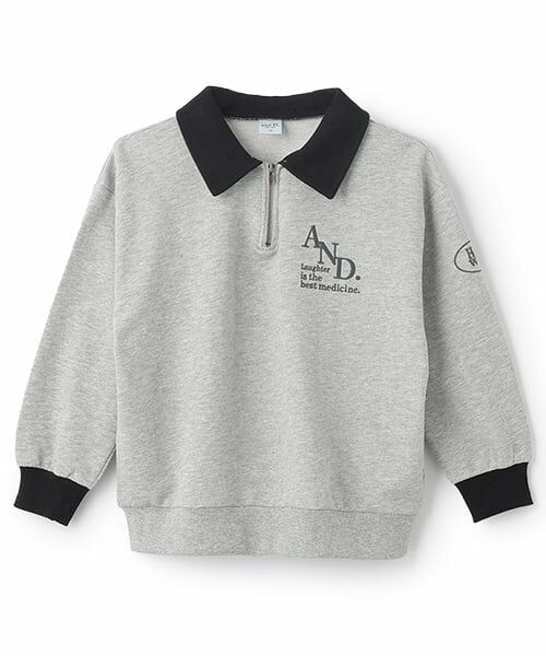 and D.petitmain / アンドディー. プティマイン スウェット | ハーフZIPワイドスウェット | 詳細23