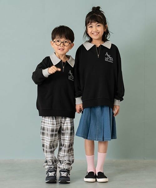 and D.petitmain / アンドディー. プティマイン スウェット | ハーフZIPワイドスウェット | 詳細3