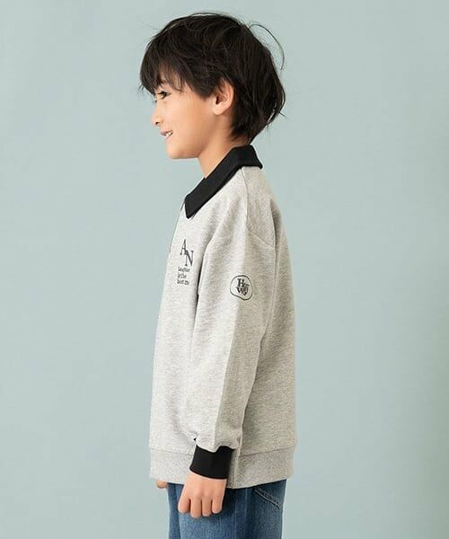and D.petitmain / アンドディー. プティマイン スウェット | ハーフZIPワイドスウェット | 詳細5