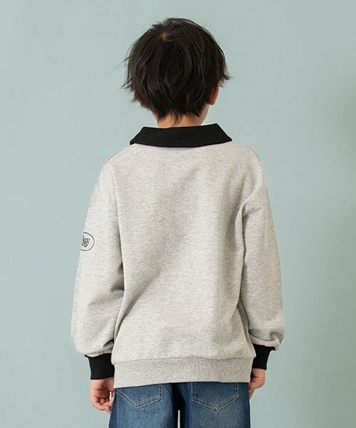 and D.petitmain / アンドディー. プティマイン スウェット | ハーフZIPワイドスウェット | 詳細6