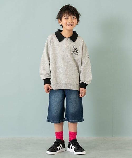 and D.petitmain / アンドディー. プティマイン スウェット | ハーフZIPワイドスウェット | 詳細7