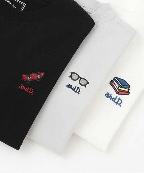 and D.petitmain / アンドディー. プティマイン Tシャツ | 【365D.】アソート刺しゅうワイドロンT | 詳細3