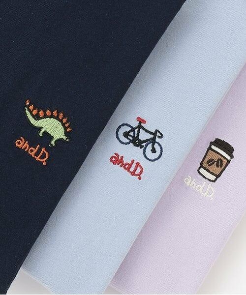 and D.petitmain / アンドディー. プティマイン Tシャツ | 【365D.】アソート刺しゅうワイドロンT | 詳細4