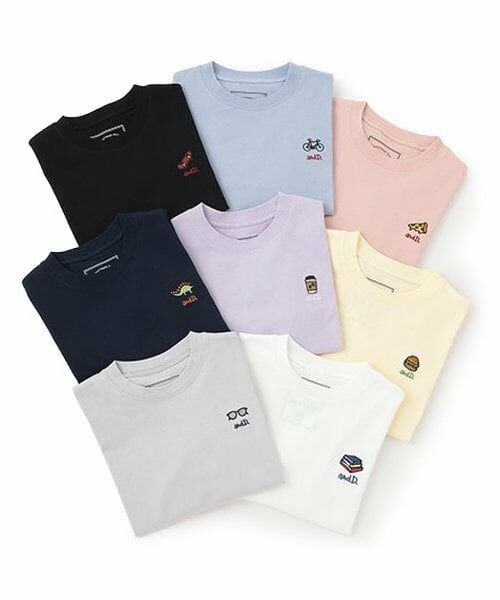 and D.petitmain / アンドディー. プティマイン Tシャツ | 【365D.】アソート刺しゅうワイドロンT | 詳細9