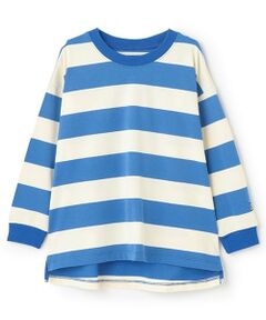 and D.petitmain / アンドディー. プティマイン Tシャツ | 【365D.】ボーダー袖リブワイドロンT