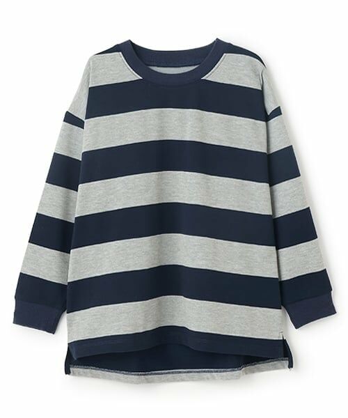 and D.petitmain / アンドディー. プティマイン Tシャツ | 【365D.】ボーダー袖リブワイドロンT | 詳細17