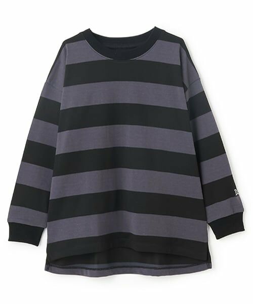 and D.petitmain / アンドディー. プティマイン Tシャツ | 【365D.】ボーダー袖リブワイドロンT | 詳細18