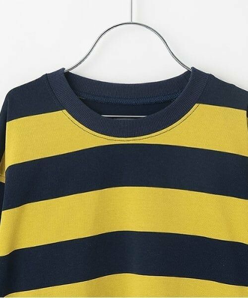 and D.petitmain / アンドディー. プティマイン Tシャツ | 【365D.】ボーダー袖リブワイドロンT | 詳細9