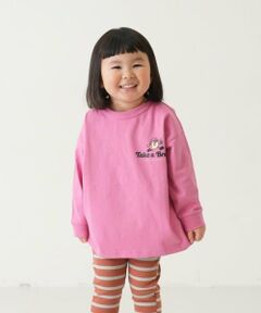 and D.petitmain / アンドディー. プティマイン Tシャツ | 【365D.】アソートプリント袖リブワイドロンT