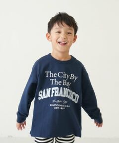 and D.petitmain / アンドディー. プティマイン Tシャツ | 【365D.】アソートプリント袖リブワイドロンT