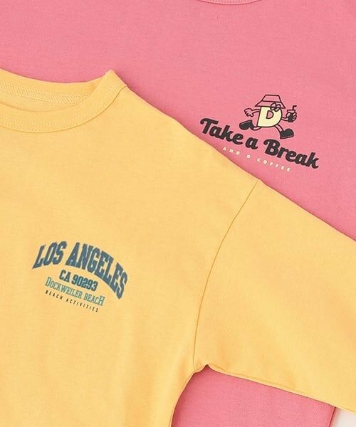 and D.petitmain / アンドディー. プティマイン Tシャツ | 【365D.】アソートプリント袖リブワイドロンT | 詳細19