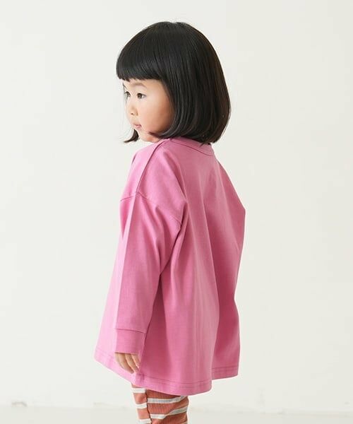 and D.petitmain / アンドディー. プティマイン Tシャツ | 【365D.】アソートプリント袖リブワイドロンT | 詳細4