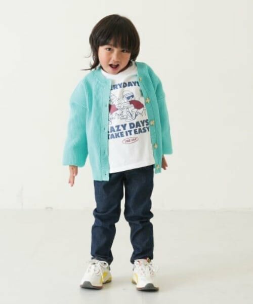 and D.petitmain / アンドディー. プティマイン Tシャツ | 【365D.】アソートプリント袖リブワイドロンT | 詳細8