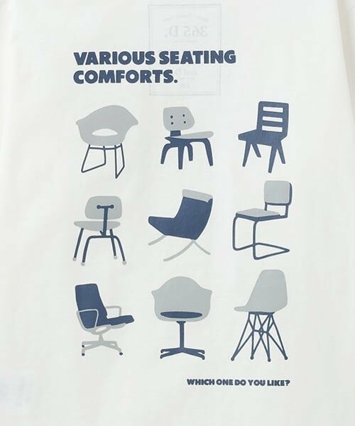 and D.petitmain / アンドディー. プティマイン Tシャツ | 【365D.】アソートプリントロンT | 詳細13