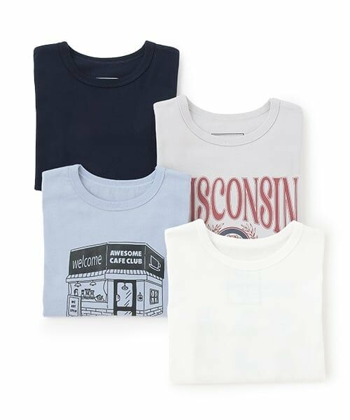 and D.petitmain / アンドディー. プティマイン Tシャツ | 【365D.】アソートプリントロンT | 詳細18