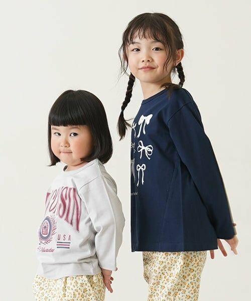 and D.petitmain / アンドディー. プティマイン Tシャツ | 【365D.】アソートプリントロンT | 詳細5