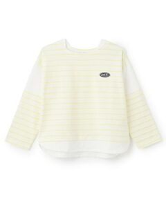 and D.petitmain / アンドディー. プティマイン Tシャツ | 肩切替ボーダービッグロンT