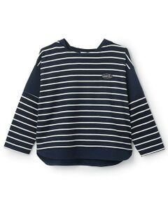 and D.petitmain / アンドディー. プティマイン Tシャツ | 肩切替ボーダービッグロンT