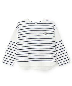 and D.petitmain / アンドディー. プティマイン Tシャツ | 肩切替ボーダービッグロンT