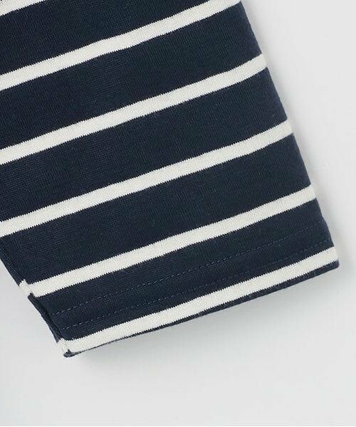 and D.petitmain / アンドディー. プティマイン Tシャツ | 肩切替ボーダービッグロンT | 詳細5