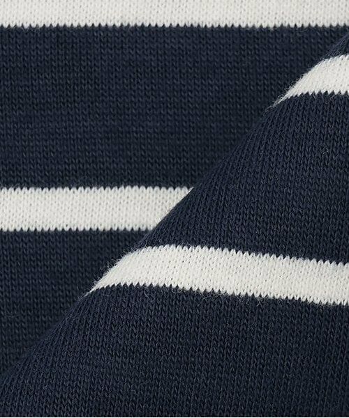 and D.petitmain / アンドディー. プティマイン Tシャツ | 肩切替ボーダービッグロンT | 詳細7