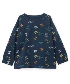 and D.petitmain / アンドディー. プティマイン Tシャツ | 【365D.】総柄ワイドロンT