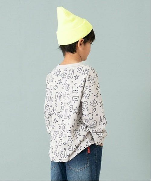 and D.petitmain / アンドディー. プティマイン Tシャツ | 【365D.】総柄ワイドロンT | 詳細2