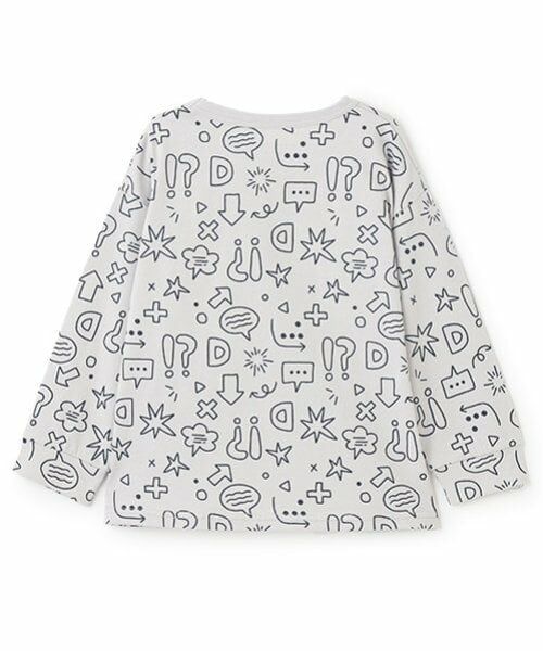 and D.petitmain / アンドディー. プティマイン Tシャツ | 【365D.】総柄ワイドロンT | 詳細5