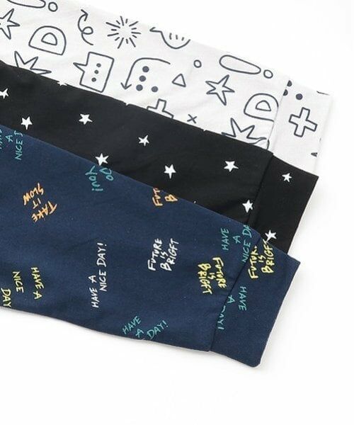 and D.petitmain / アンドディー. プティマイン Tシャツ | 【365D.】総柄ワイドロンT | 詳細8