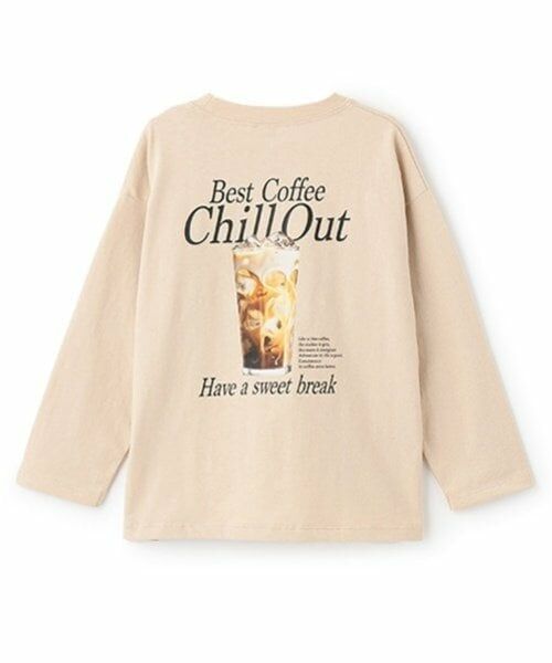 and D.petitmain / アンドディー. プティマイン Tシャツ | カフェフードプリントワイドロンT | 詳細10