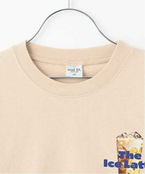 and D.petitmain / アンドディー. プティマイン Tシャツ | カフェフードプリントワイドロンT | 詳細11