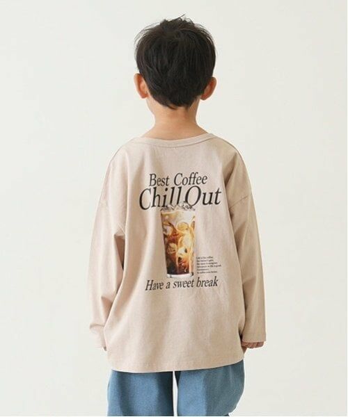 and D.petitmain / アンドディー. プティマイン Tシャツ | カフェフードプリントワイドロンT | 詳細3