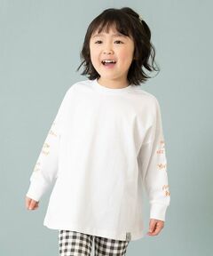 and D.petitmain / アンドディー. プティマイン Tシャツ | 【365D.】袖プリントビッグロンT