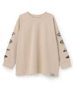 and D.petitmain / アンドディー. プティマイン Tシャツ | 【365D.】袖プリントビッグロンT