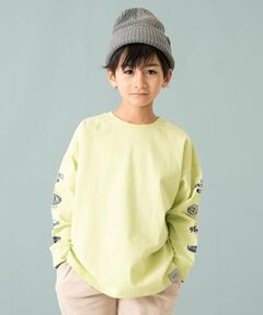 and D.petitmain / アンドディー. プティマイン Tシャツ | 【365D.】袖プリントビッグロンT