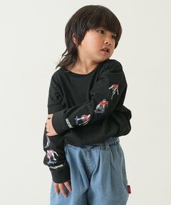 and D.petitmain / アンドディー. プティマイン Tシャツ | 【365D.】袖プリントビッグロンT