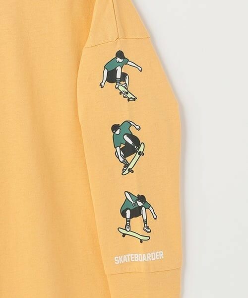 and D.petitmain / アンドディー. プティマイン Tシャツ | 【365D.】袖プリントビッグロンT | 詳細12