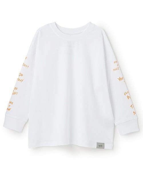 and D.petitmain / アンドディー. プティマイン Tシャツ | 【365D.】袖プリントビッグロンT | 詳細18
