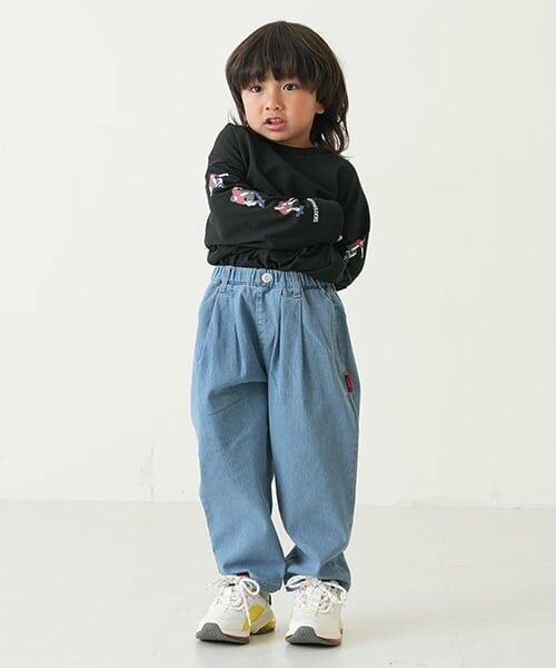 and D.petitmain / アンドディー. プティマイン Tシャツ | 【365D.】袖プリントビッグロンT | 詳細2