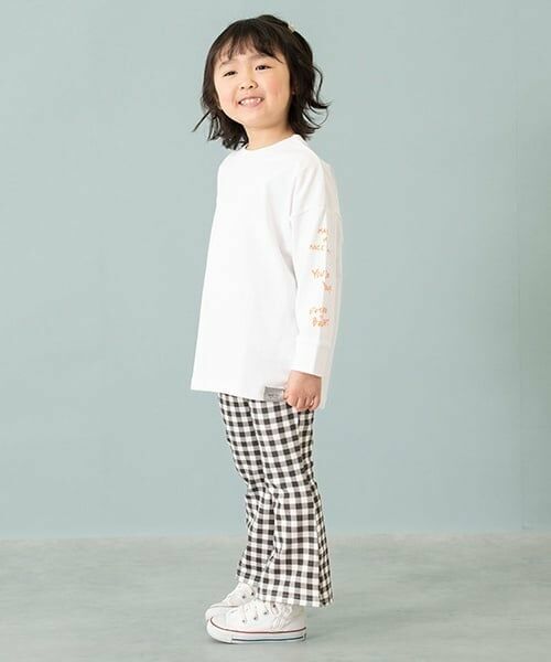 and D.petitmain / アンドディー. プティマイン Tシャツ | 【365D.】袖プリントビッグロンT | 詳細3