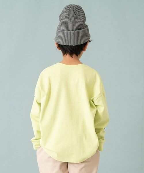 and D.petitmain / アンドディー. プティマイン Tシャツ | 【365D.】袖プリントビッグロンT | 詳細5