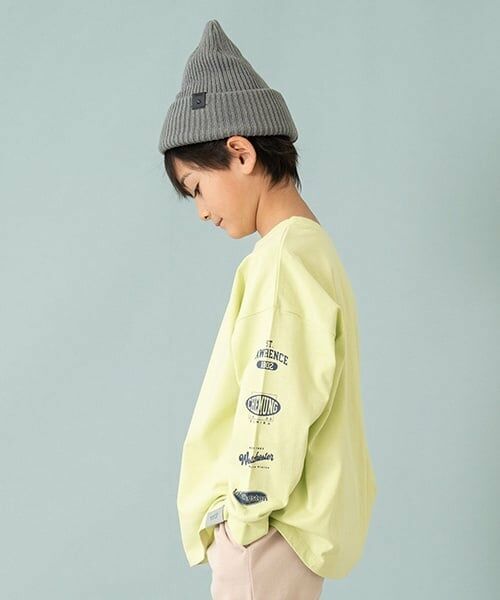 and D.petitmain / アンドディー. プティマイン Tシャツ | 【365D.】袖プリントビッグロンT | 詳細6