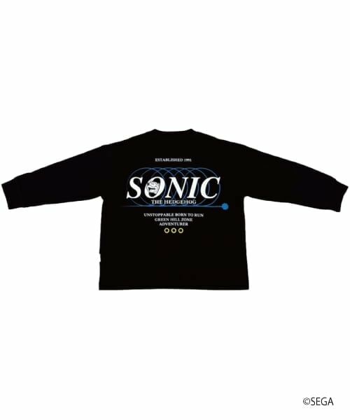 and D.petitmain / アンドディー. プティマイン Tシャツ | 【親子リンク】KidsソニックビックロンTEE（黒）